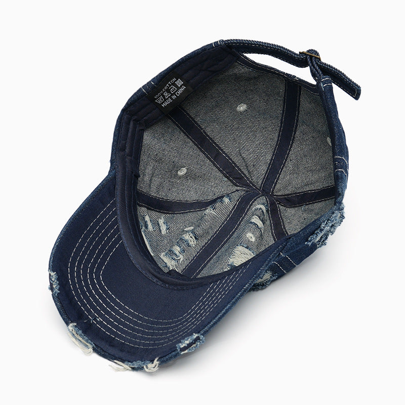 Dame trendy Ødelagt-basecap Skanto