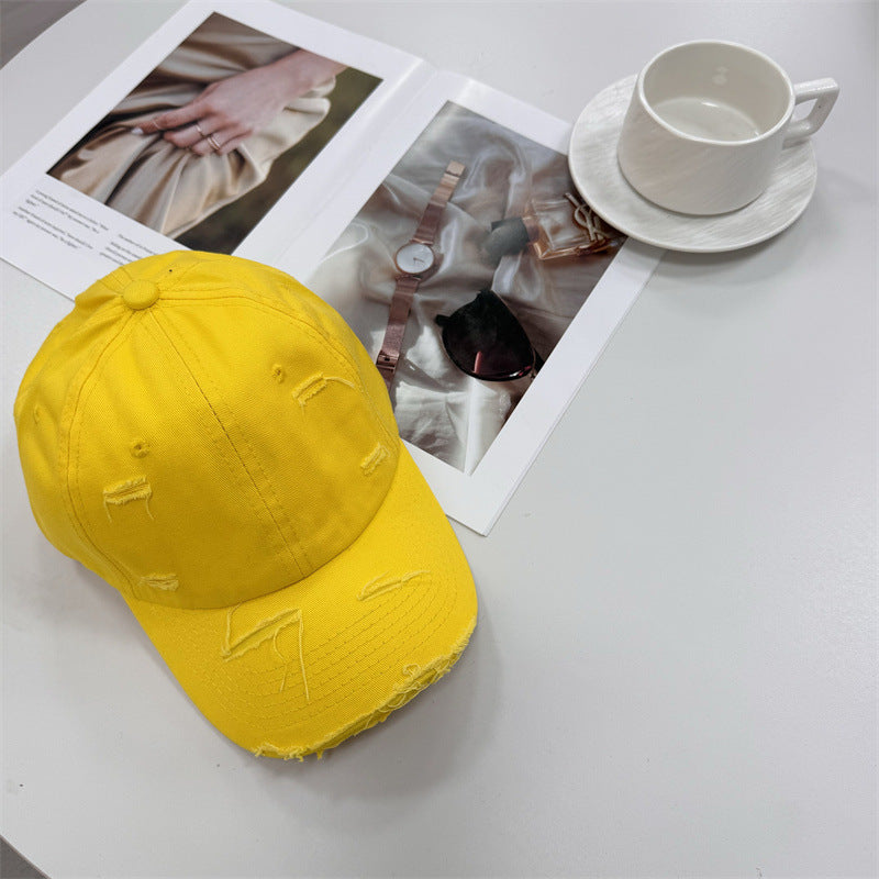 Herre Slitt Vintage-Stil Baseball Caps Skanto