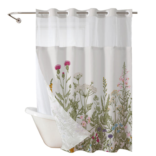 Elegant Floral Print Dusjforheng Skanto