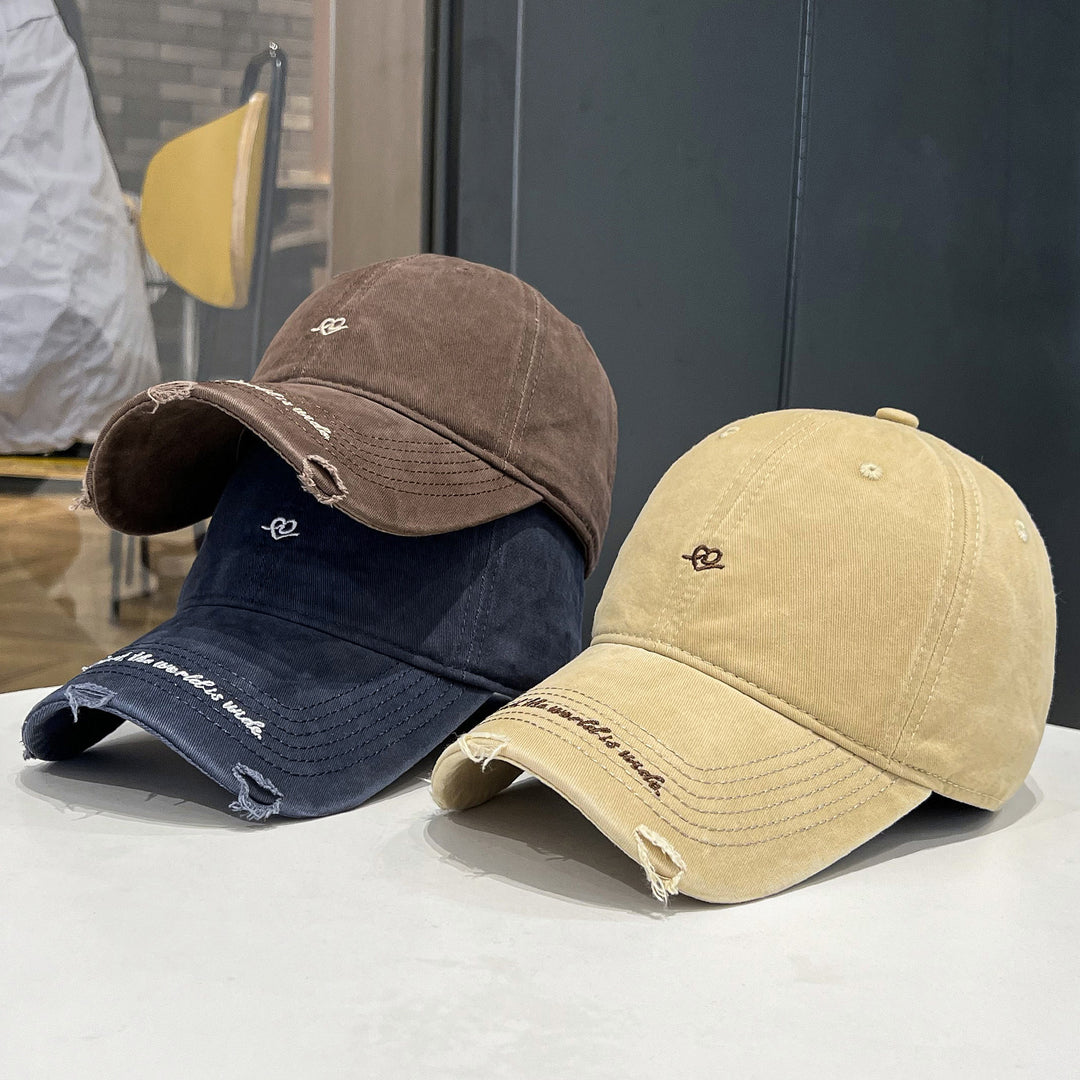 Kvinners slitt vintage stil baseball cap Skanto