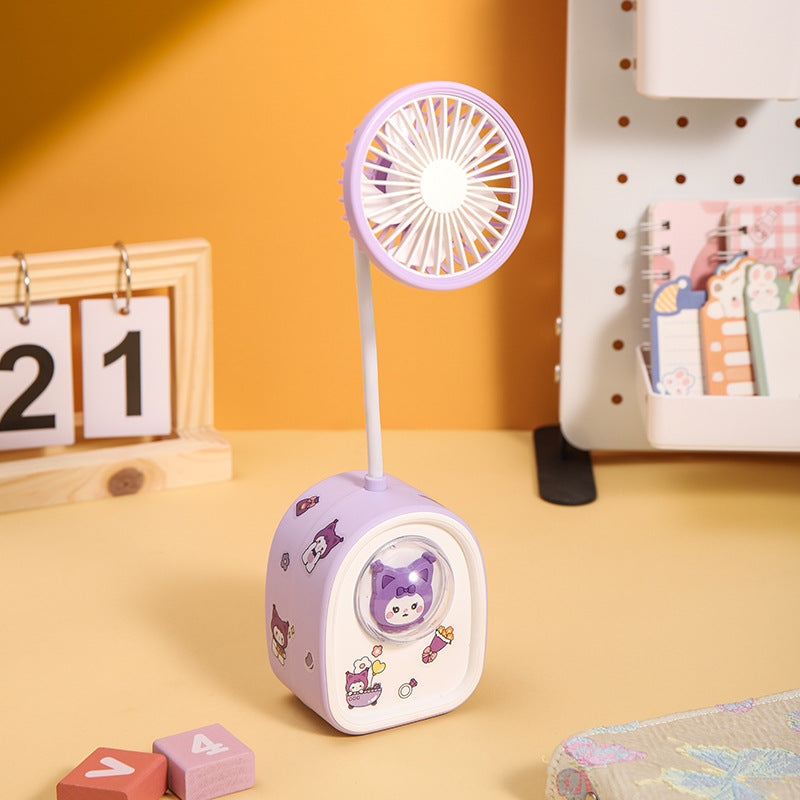 Unisex Kreativ Mini USB-Ventilator med LED-Lys Skanto