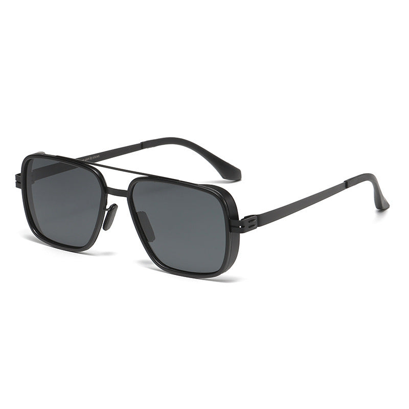 Herre premium solbrille i moderne kvadratisk design Skanto