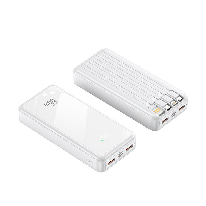 Ultra-slank Powerbank med flere ladealternativer Skanto