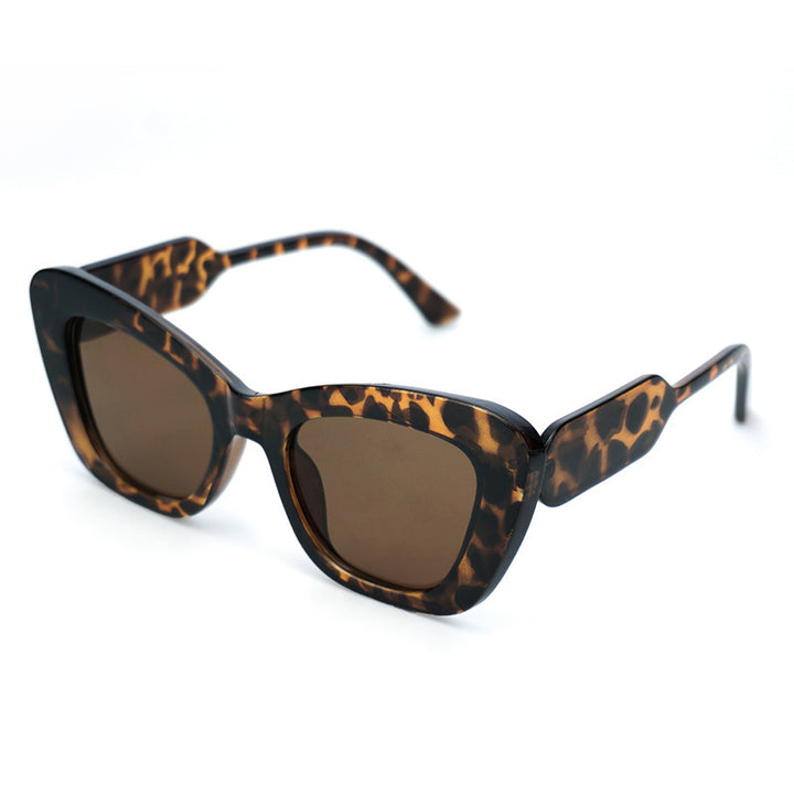 Dame Cat-Eye solbriller med stilige detaljer Skanto