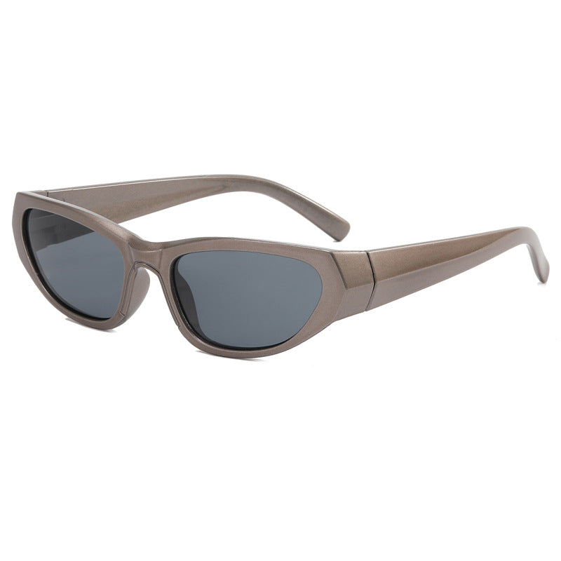Dame moteriktig solbrille med speilbelagte glass Skanto