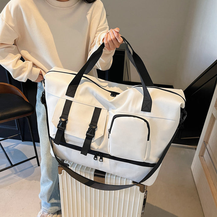 Robust Sport-Duffelbag med Flere Utvendige Lommer Skanto