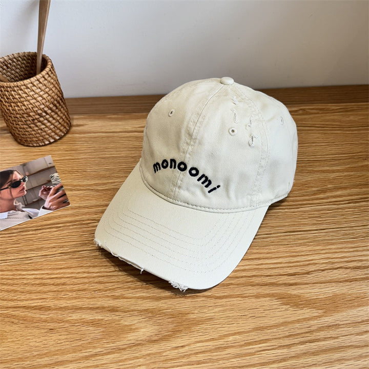 Kvinne Slitt Bomull Baseball Caps Skanto