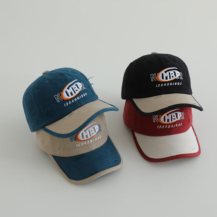 Herrebekymret Bomull Logo Baseball Caps Skanto