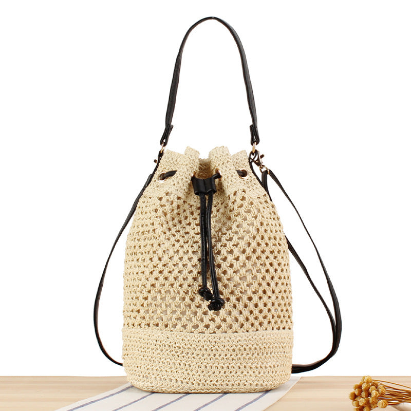 Handbag with Practical Drawstring Closure Skanto