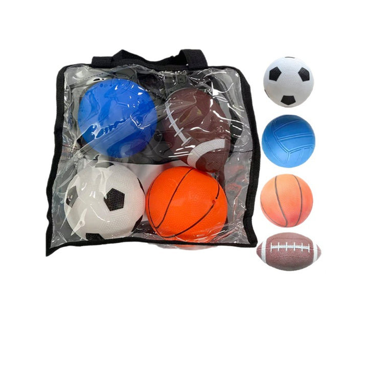 Unisex Sportsballsett i praktisk transportpose Skanto