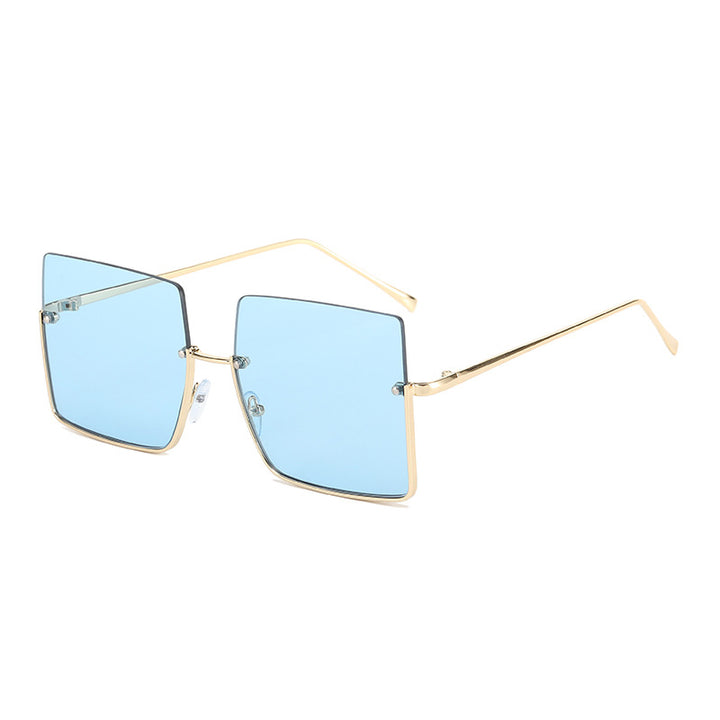 Damer Modisk solbrille i markant kvadratdesign Skanto