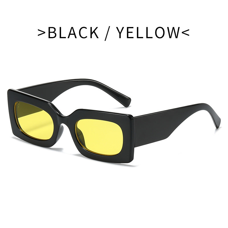 Dame Fashion-solbrille i moderne firkantet design Skanto