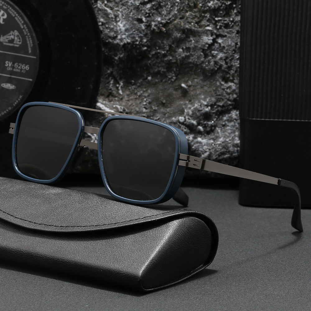 Herre premium solbrille i moderne kvadratisk design Skanto