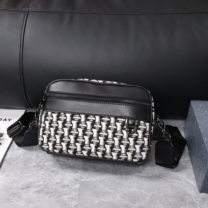 Elegant skulderveske med strukturert design Skanto
