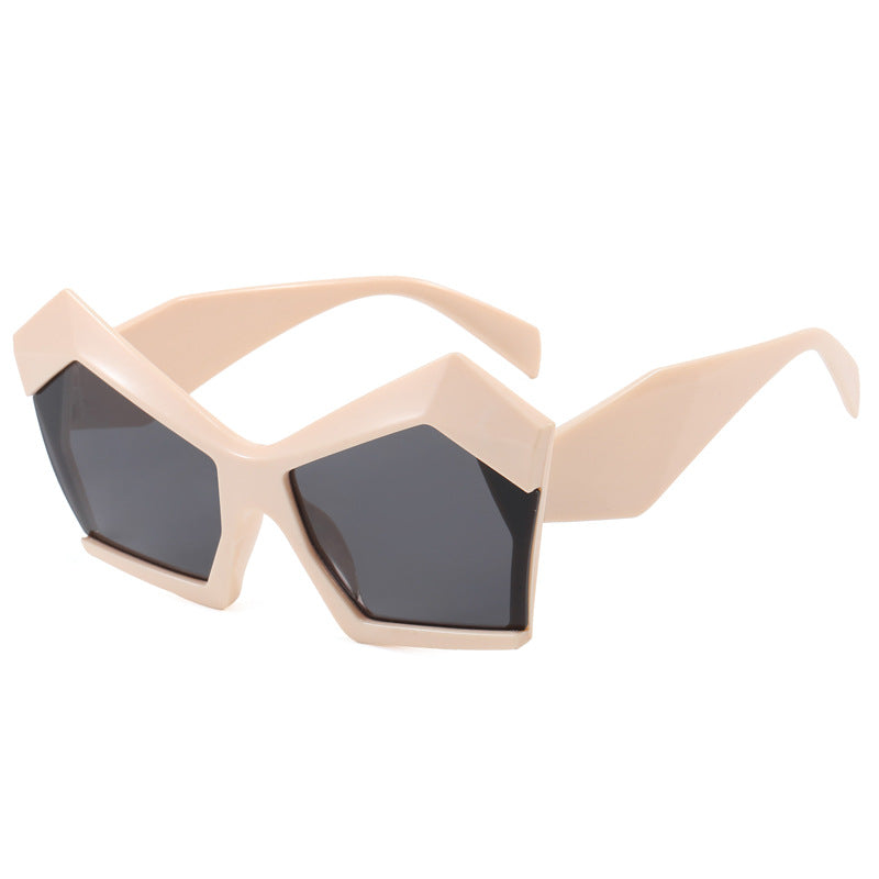 Dame geometrisk designerbrille Skanto
