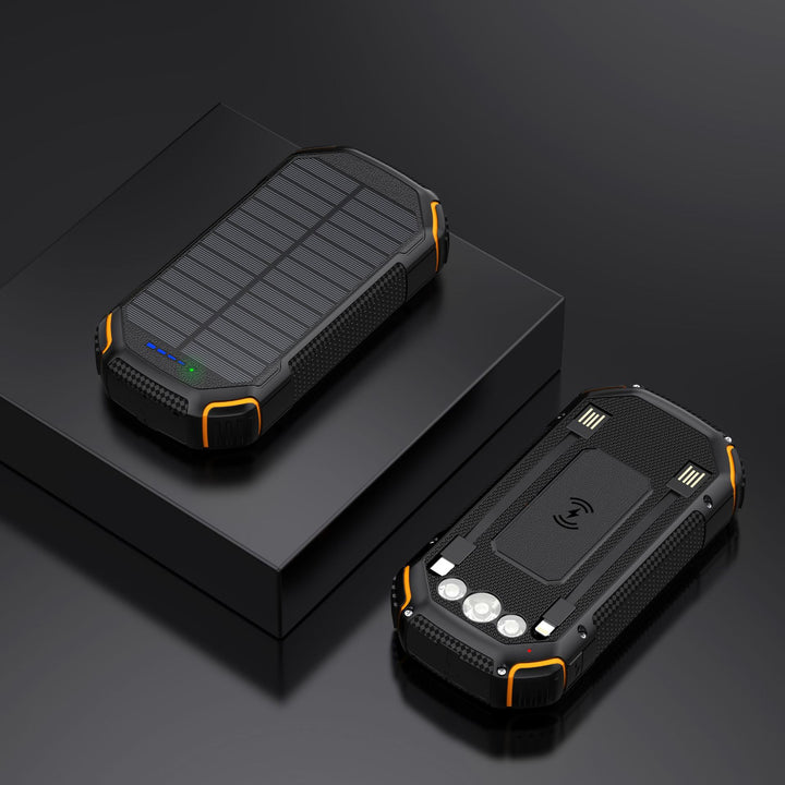 Robust og Bærbar Solarlader-Powerbank Skanto