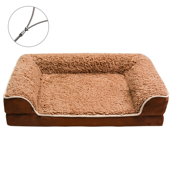 Premium Plush Ortopedisk Hundeseng