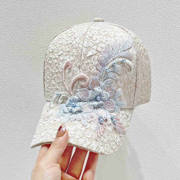 Kvinners broderte blonde baseball caps Skanto