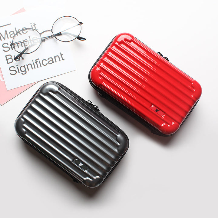 Unisex Slim Hard Shell Cosmetic Storage Case Skanto