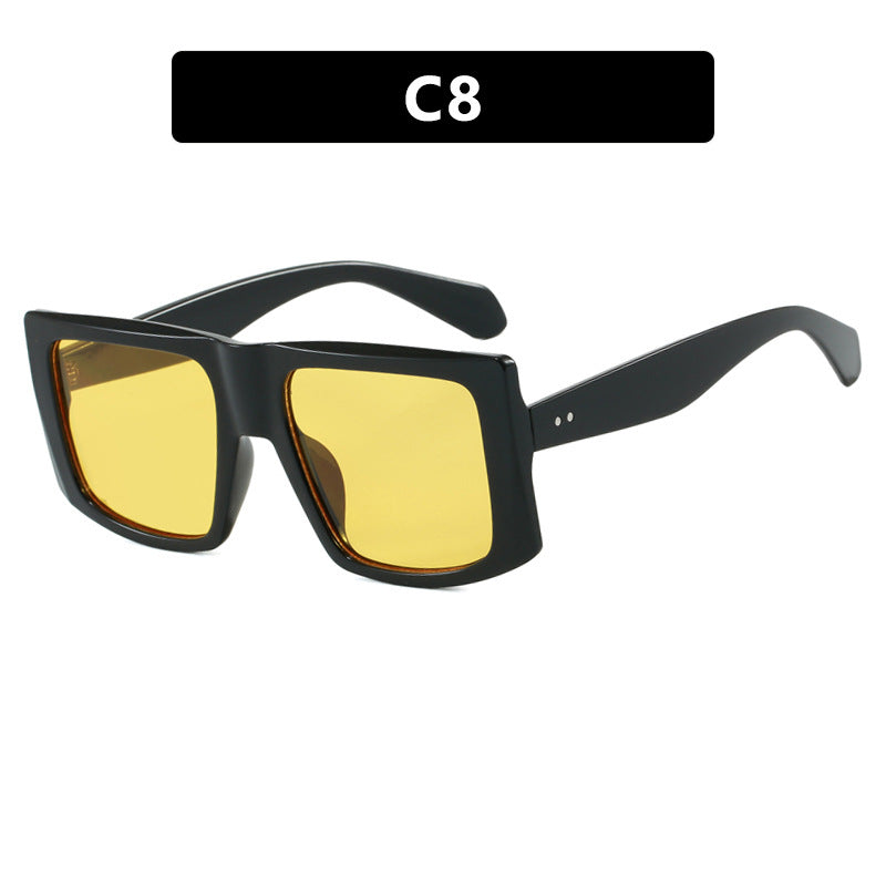 Women's square sunglasses with durable plastic frame and protective UV filter Skanto