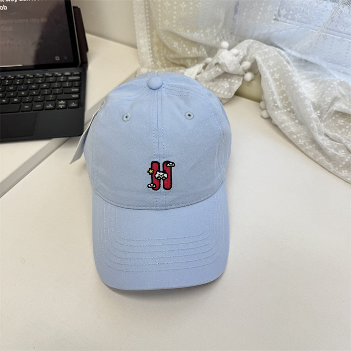 Kvinne Casual Brodert Baseball Caps Skanto