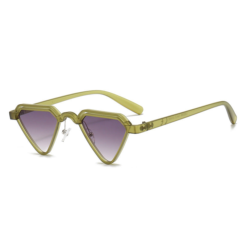 Dame trendy geometrisk solbrille Skanto