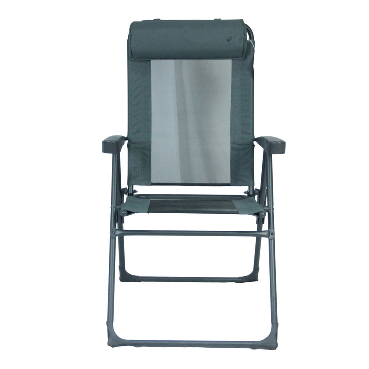 Relax chair with ergonomic headrest and folding mechanism Skanto