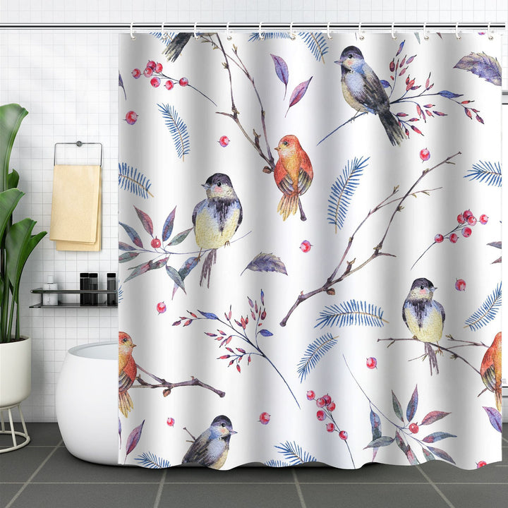 Naturinspirert dusjforheng Skanto