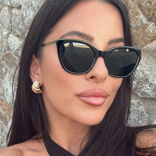 Women's Elegant Cat-Eye Sunglasses with High-Quality Frame and UV Protection Skanto