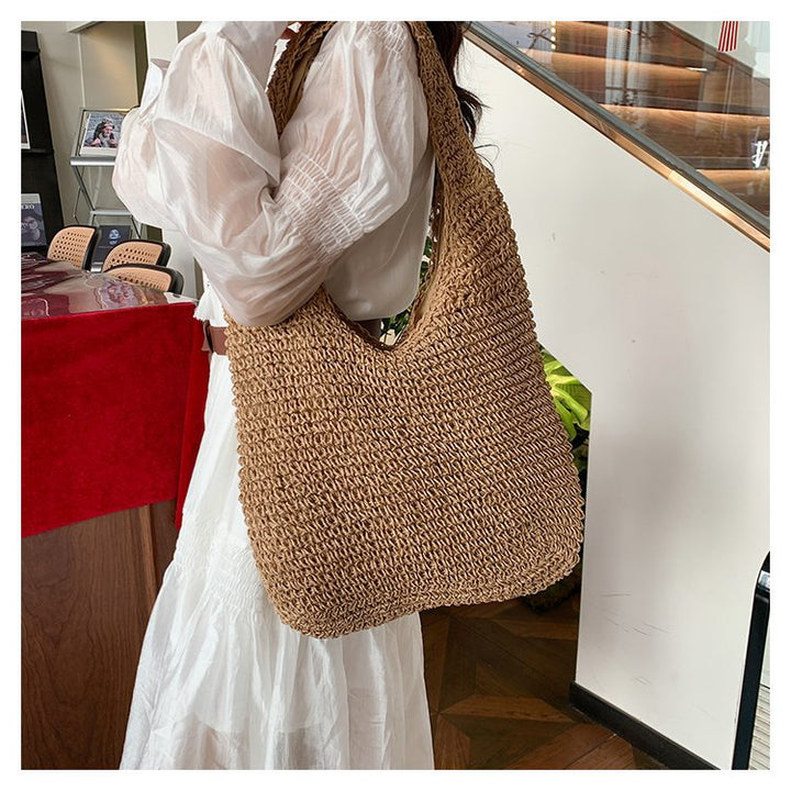 Håndlaget Makramee Tote Bag Skanto