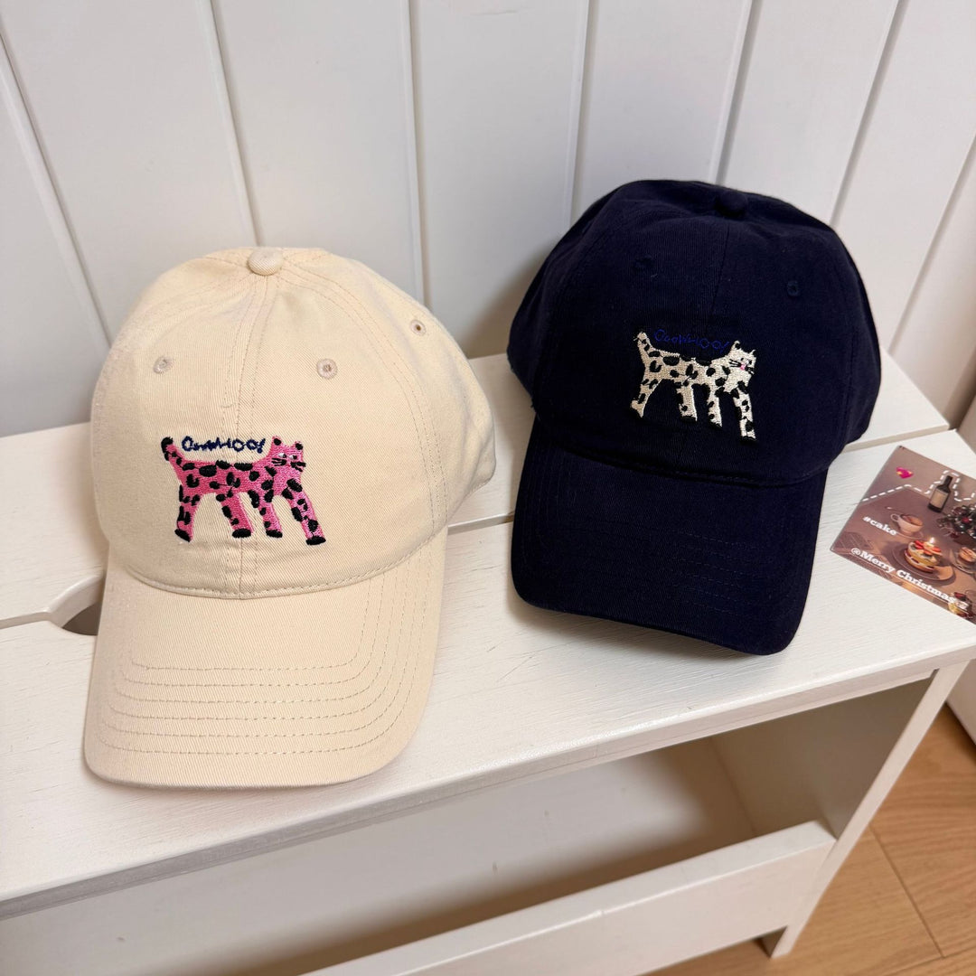 Kvinne Søt Grafisk Brodert Baseball Caps Skanto