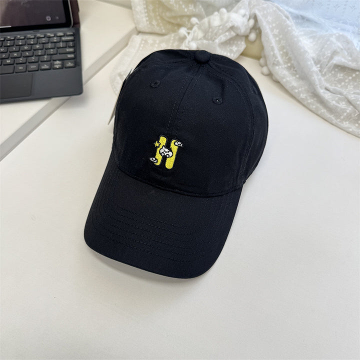 Kvinne Casual Brodert Baseball Caps Skanto