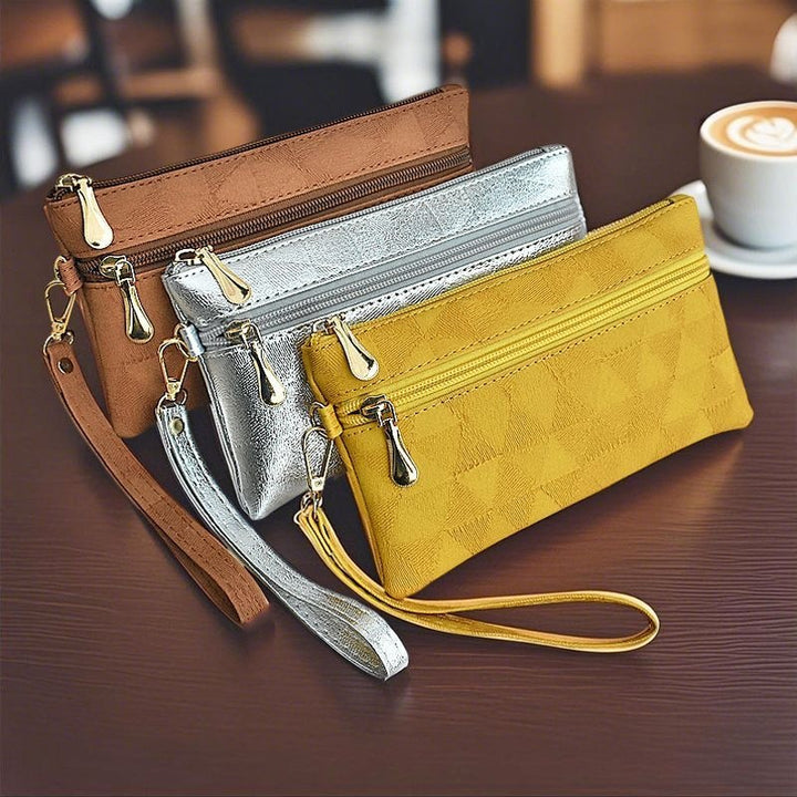 Elegant Clutch Med Praktisk Glidelås Skanto