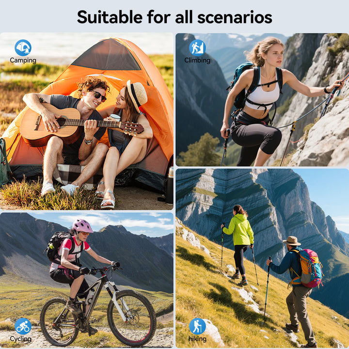 Solar Powerbank med hurtigladingsfunksjon Skanto