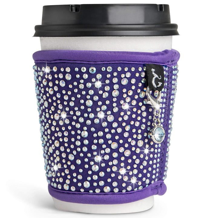 Dame kaffekoppdeksel med glitrende steiner Skanto