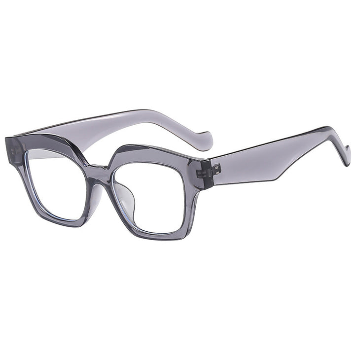 Dame designer solbrille i moderne skilpadde stil Skanto