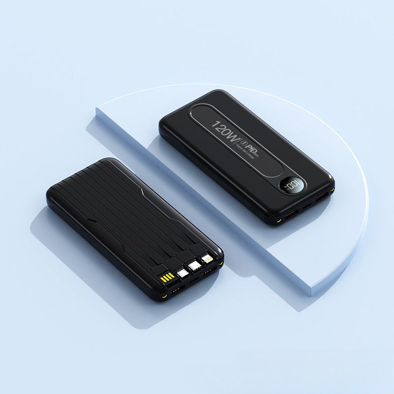 Høyytelses powerbank med digital skjerm og hurtigladingsfunksjon Skanto