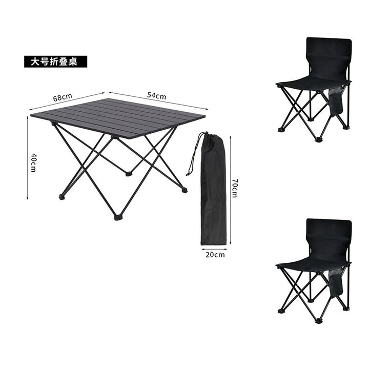 Sammenleggbar Camping Bord Skanto