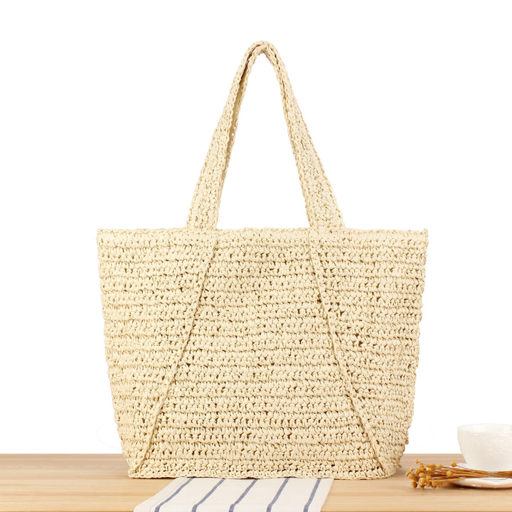 Spacious tote bag made of handmade natural materials Skanto