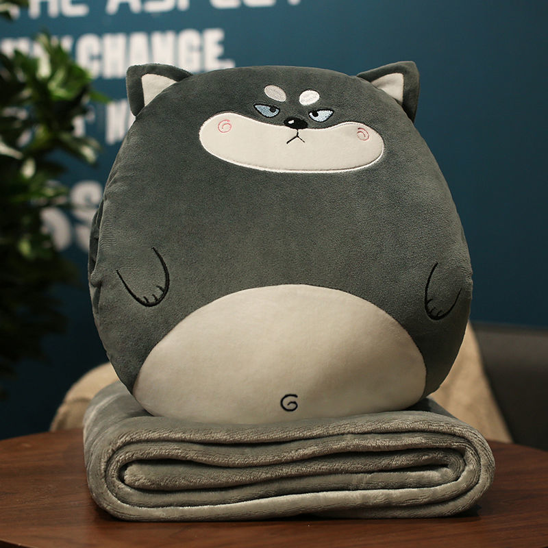 Plush gulrotpute og teppesett Skanto