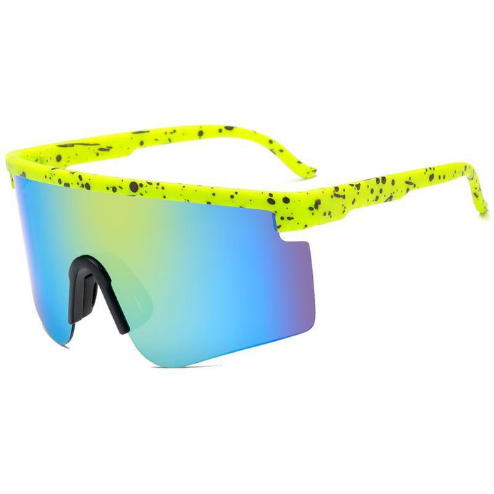 Unisex Overdimensjonerte Ytelses Sports Solbriller Skanto