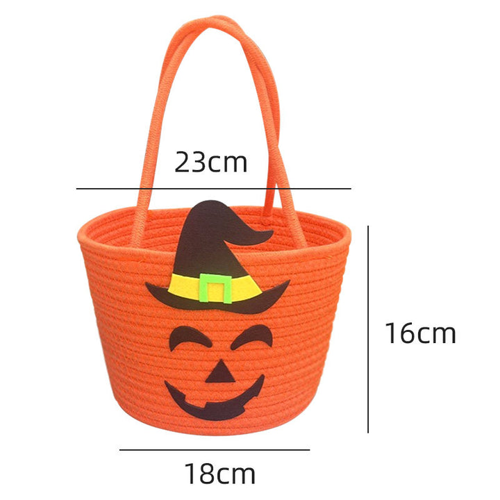 Dame Halloween Kurv med heksehatt-motiv Skanto