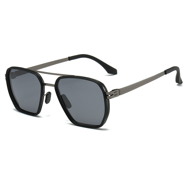 Damer moderne oversized firkantet solbrille Skanto