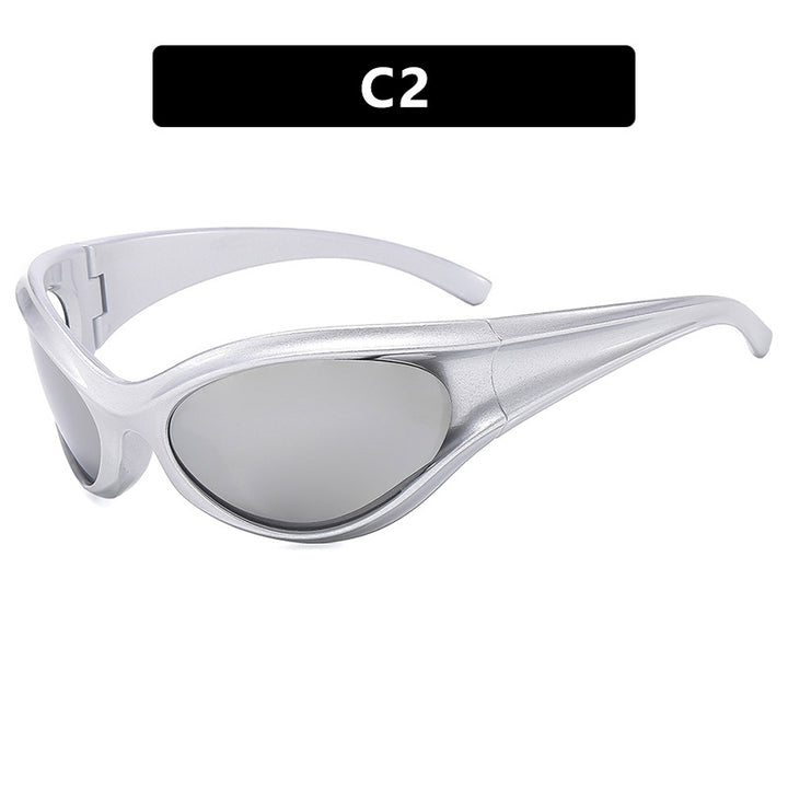 Women's sporty sunglasses with aerodynamic design Skanto