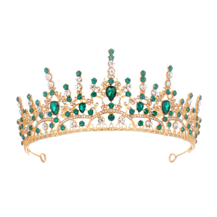 Dame Elegant Tiara med glitrende krystaller Skanto