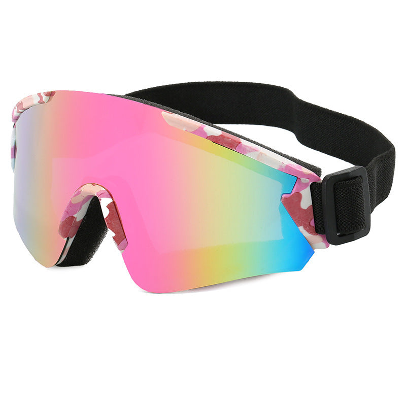 Dame Sport-solbrille med speilreflekterendes høyytelsesdesign Skanto
