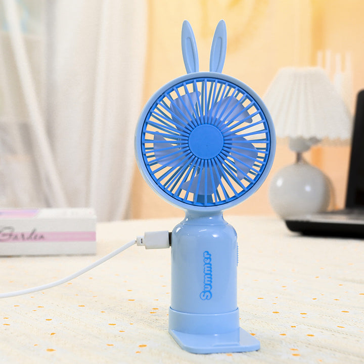 Bærbar Mini Usb Vifte med Søte Antenne Skanto