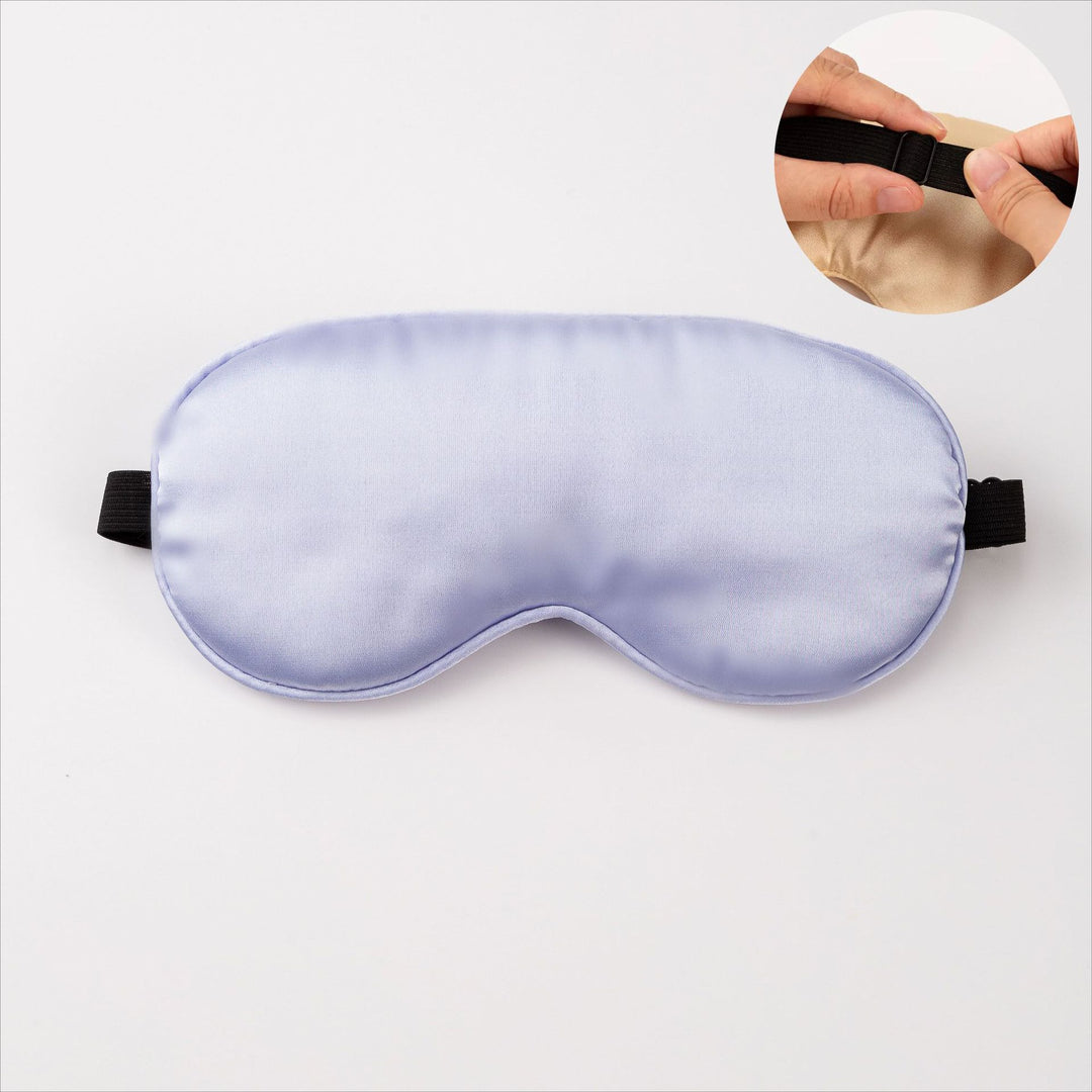 Unisex nano ergonomisk sovemaske med justerbart elastisk bånd og myk satinoverflate Skanto