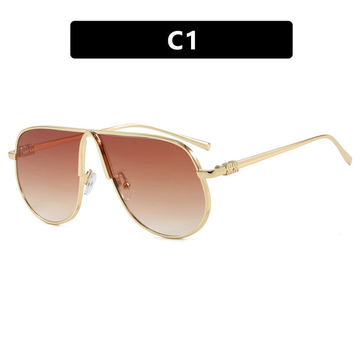 Women's pilot sunglasses with high-quality metal frame and polarized lenses Skanto