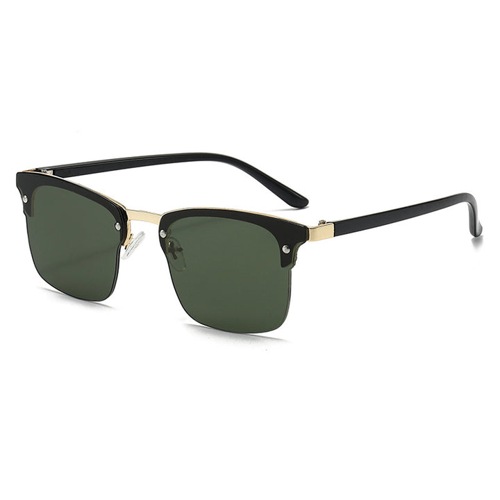 Dame moteriktig kvadratisk solbrille med robust ramme Skanto